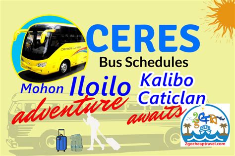 Iloilo to Caticlan & Kalibo Bus Schedule of Vallacar .